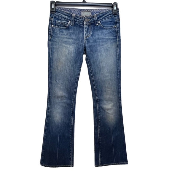 Paige Laurel Canyon Flare Leg Medium Wash Jeans - Picture 3 of 10